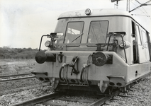 169722 Afbeelding van de Plassermatic Spezial stopmachine van de N.S. te Hoek van Holland.